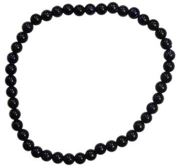 4mm Blue Goldstone stretch 4mm Blue Goldstone stretch