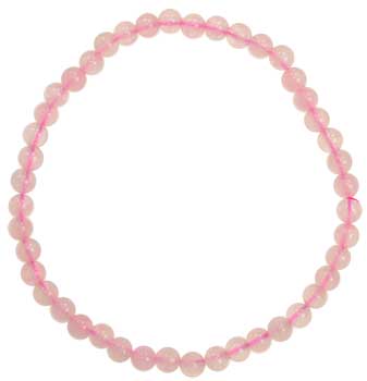 4mm Rose Quartz stretch 4mm Rose Quartz stretch
