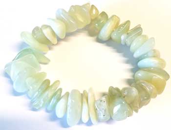 New Jade gemstone bracelet stretch New Jade gemstone bracelet stretch