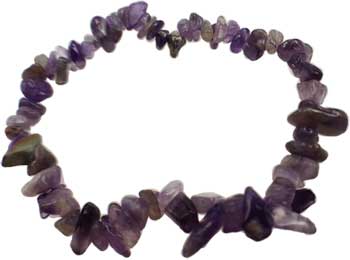 Amethyst chip bracelet Amethyst chip bracelet