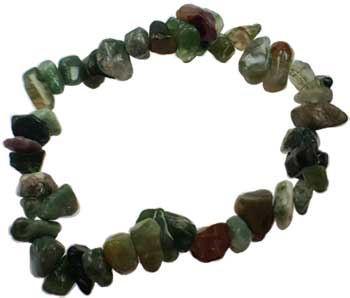 Bloodstone chip bracelet Bloodstone chip bracelet