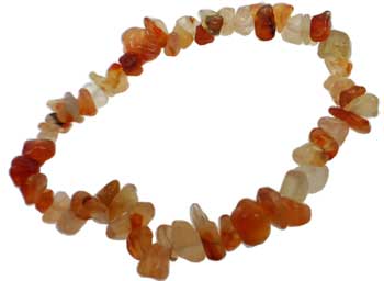 Carnelian chip bracelet Carnelian chip bracelet