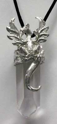 Dragon w/ Clear Quartz Crystal Dragon w/ Clear Quartz Crystal