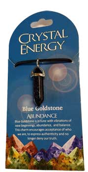 Abundance (blue goldstone) double terminated Abundance (blue goldstone) double terminated