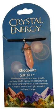Serenity (rhodonite) double terminated Serenity (rhodonite) double terminated