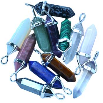 Double Terminated asst stones (pack of 12) Double Terminated asst stones (pack of 12)