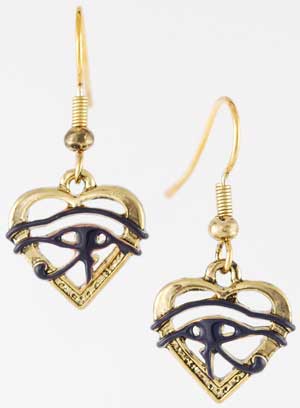 Eye of Horus Heart earring Eye of Horus Heart earring