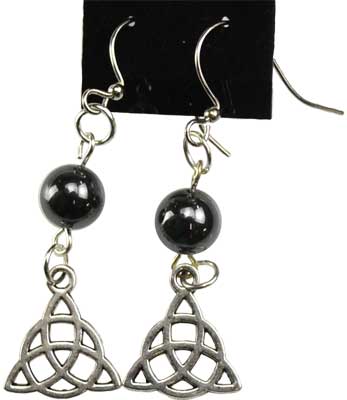 Hematite Triquetra earrings Hematite Triquetra earrings