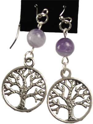 Amethyst Tree of Life earrings Amethyst Tree of Life earrings