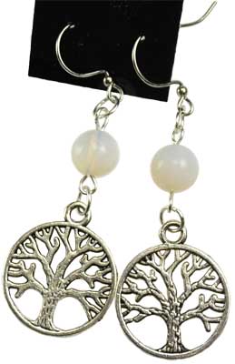 Opalite Tree of Life earrings Opalite Tree of Life earrings