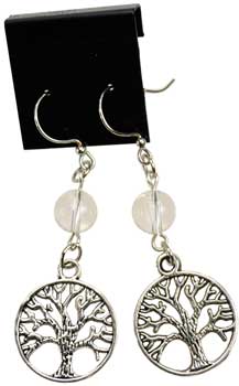 Quartz Tree of Life earrings Quartz Tree of Life earrings