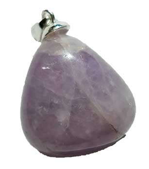 small Amethyst tumbled pendant small Amethyst tumbled pendant
