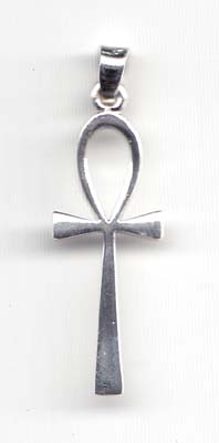 1 1/4" Ankh sterling 1 1/4" Ankh sterling