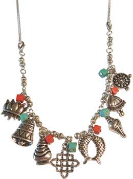 Buddhist 8 Lucky Symbol necklace Buddhist 8 Lucky Symbol necklace