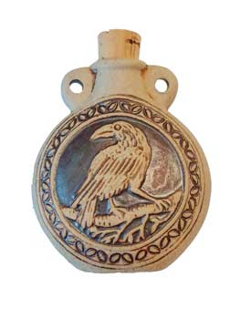 Raven Raku Oil Bottle Raven Raku Oil Bottle