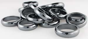 6mm Rounded Hematite Rings 20/bag 6mm Rounded Hematite Rings 20/bag