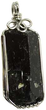 Black Tourmaline wire wrapped Black Tourmaline wire wrapped