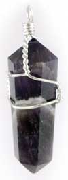 Amethyst Wire Wrapped pencil Amethyst Wire Wrapped pencil