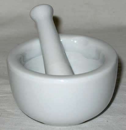 Mortar/Pestle White 2 Small Mortar/Pestle White 2 Small