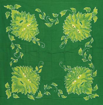 Green Man cloth 36" x 36" Green Man cloth 36" x 36"