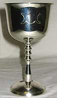 Triple Goddess chalice 5 1/2" Triple Goddess chalice 5 1/2"