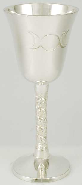 Triple Moon chalice 4 3/4" Triple Moon chalice 4 3/4"