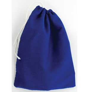 Blue Cotton Bag 3" x 4" Blue Cotton Bag 3" x 4"