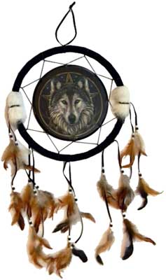 Wolf dream catcher Wolf dream catcher