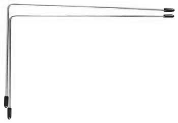 nickel plated brass L Divining Rods nickel plated brass L Divining Rods