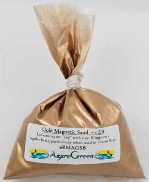 1 Lb Gold Magnetic Sand (Lodestone Food) 1 Lb Gold Magnetic Sand (Lodestone Food)