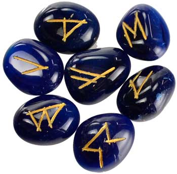 Blue Onyx rune set Blue Onyx rune set