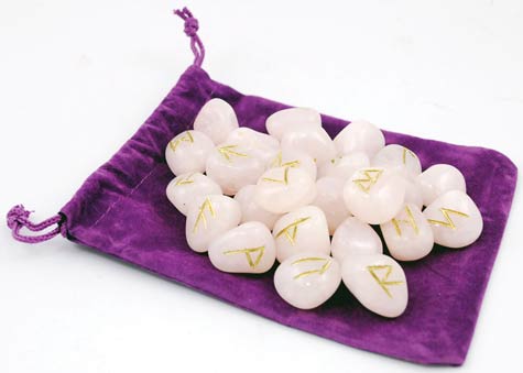 Rose Quartz rune set Rose Quartz rune set
