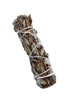 4" White Sage & Lavender smudge stick 4" White Sage & Lavender smudge stick