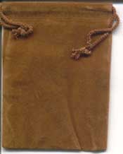 Bag Velveteen 3 x 4 Brown Bag Velveteen 3 x 4 Brown