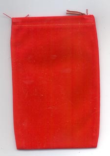 Bag Velveteen 4 x 5 1/2 Red Bag Velveteen 4 x 5 1/2 Red