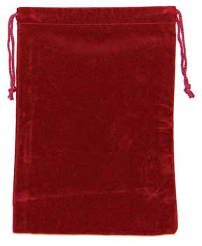 Bag Velveteen: 5 x 7 Burgundy Bag Velveteen: 5 x 7 Burgundy