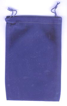 Bag Velveteen 5 x 7 Blue Bag Velveteen 5 x 7 Blue