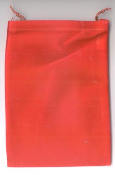 Bag Velveteen 5 x 7 Red Bag Velveteen 5 x 7 Red
