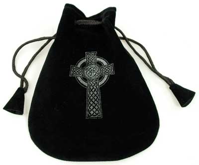 Celtic Cross Velveteen Bag Celtic Cross Velveteen Bag