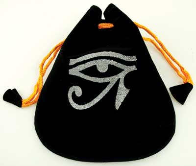 Eye of Horus Velveteen Bag 5" Eye of Horus Velveteen Bag 5"