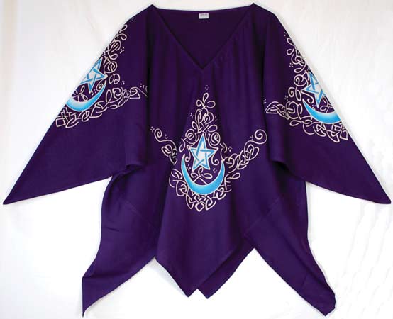 Celtic Moon Large Top purple Celtic Moon Large Top purple