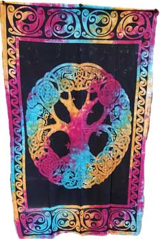 54" x 86" Mandala Tree tapestry 54" x 86" Mandala Tree tapestry