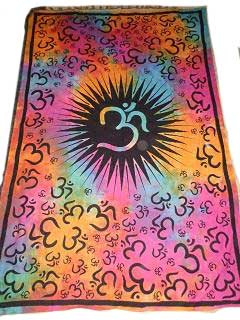 54" x 86" Om multi color tapestry 54" x 86" Om multi color tapestry
